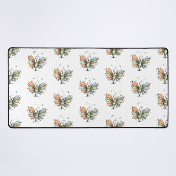 Item preview, Whimsical Multicolored Butterfly Character designed and sold by vanndhi.