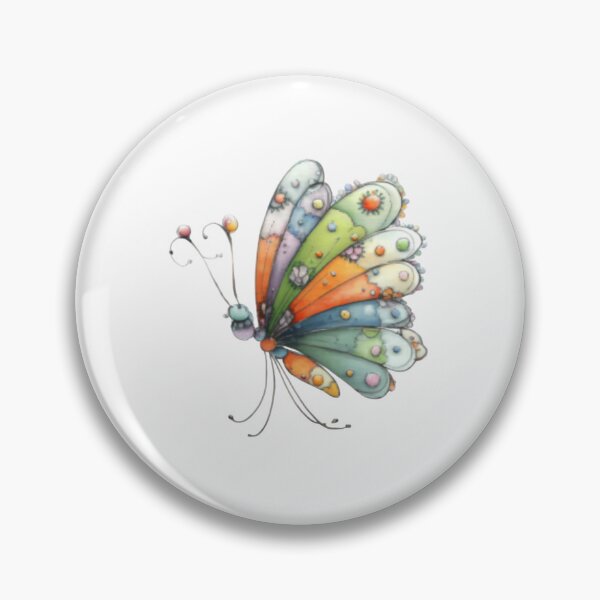 Item preview, Colorful Patterned Butterfly designed and sold by vanndhi.