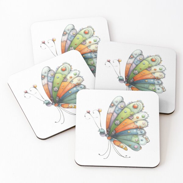 Item preview, Colorful Patterned Butterfly designed and sold by vanndhi.