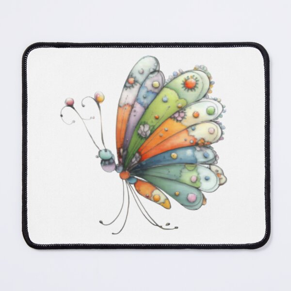 Item preview, Colorful Patterned Butterfly designed and sold by vanndhi.