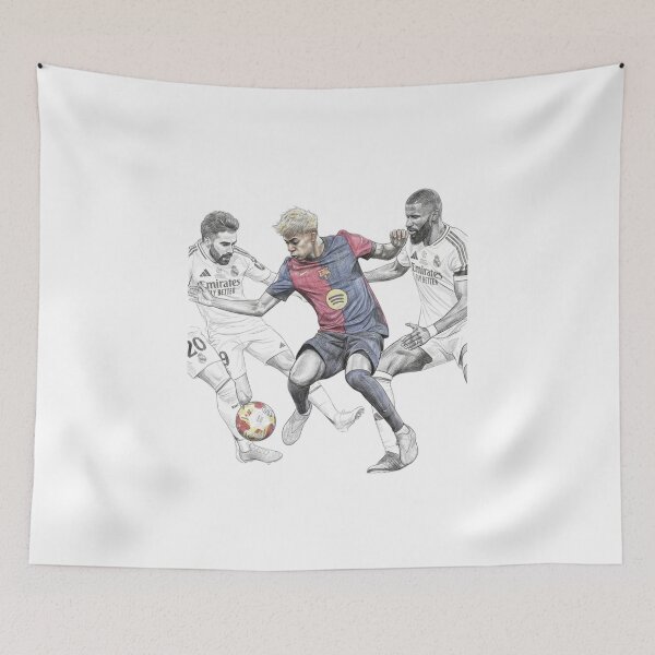 Item preview, Lamine Yamal El Clasico Barcelona designed and sold by annaarthk.