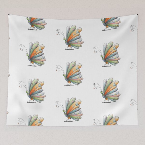 Item preview, Colorful Abstract Butterfly designed and sold by vanndhi.