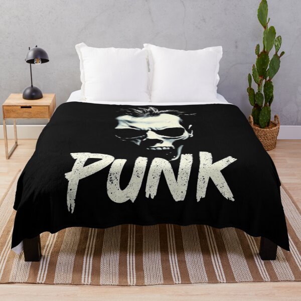 Item preview, Punk Rock Ghoul Skull Horror Typography Art designed and sold by ERODED SELF.