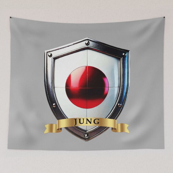 Item preview, Jung Japanese Heritage Crest Shield designed and sold by Highlandkings.