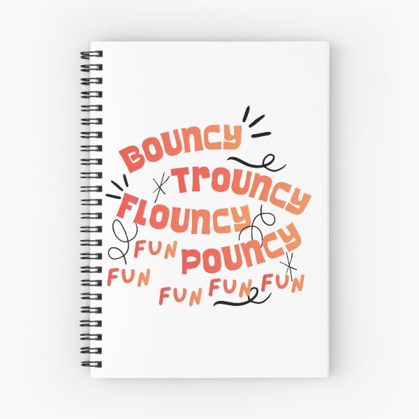 Item preview, Bouncy Trouncy Flouncy Pouncy designed and sold by Further Up Designs.