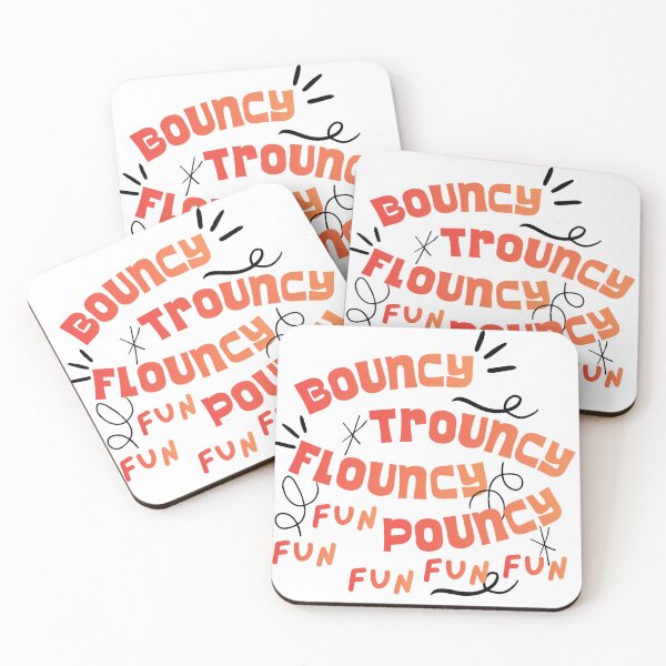 Item preview, Bouncy Trouncy Flouncy Pouncy designed and sold by Further Up Designs.