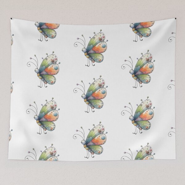 Item preview, Colorful Fantasy Butterfly designed and sold by vanndhi.