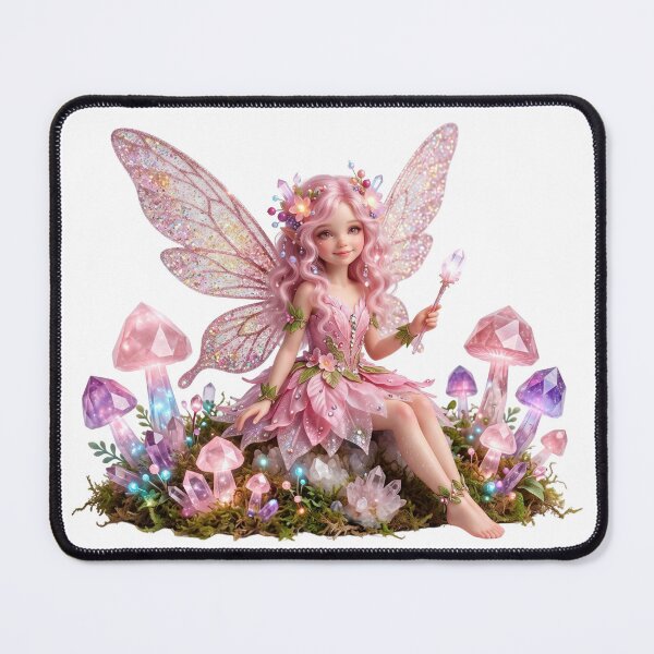 Item preview, Crystal Fairy in Magical Mushroom Garden designed and sold by butterflies-new.