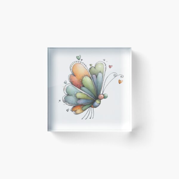 Item preview, Colorful Abstract Butterfly designed and sold by vanndhi.