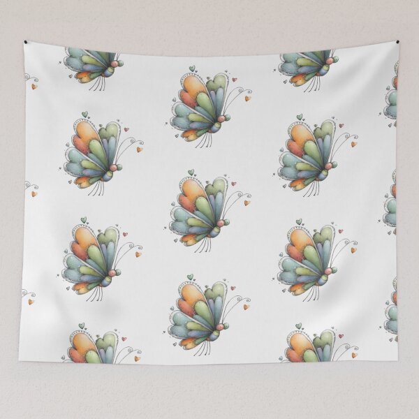Item preview, Colorful Abstract Butterfly designed and sold by vanndhi.
