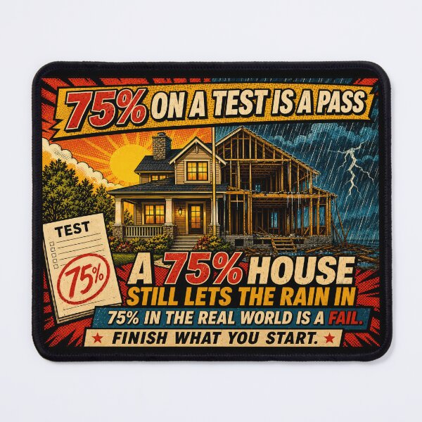 Item preview, Finish What You Start House Art designed and sold by WatchesAndMore.