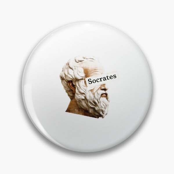 Item preview, Socrates & Ancient Greek Philosophers Collage - Stoicism & Classical Philosophy Decor (T-Shirt, Poster & Sticker) designed and sold by OzzFrequency.