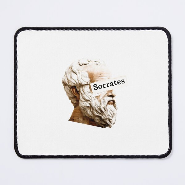 Item preview, Socrates & Ancient Greek Philosophers Collage - Stoicism & Classical Philosophy Decor (T-Shirt, Poster & Sticker) designed and sold by OzzFrequency.