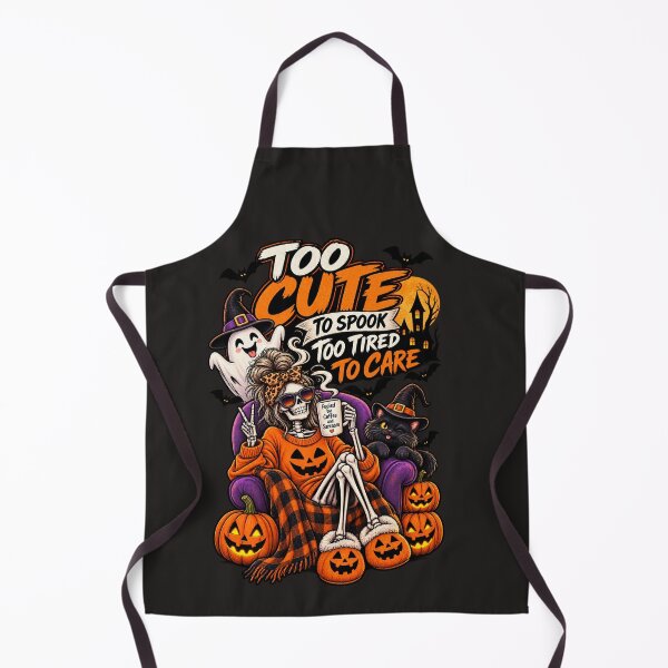 Item preview, Too Cute To Spook Tired Halloween Skeleton designed and sold by Cardio Boutique.
