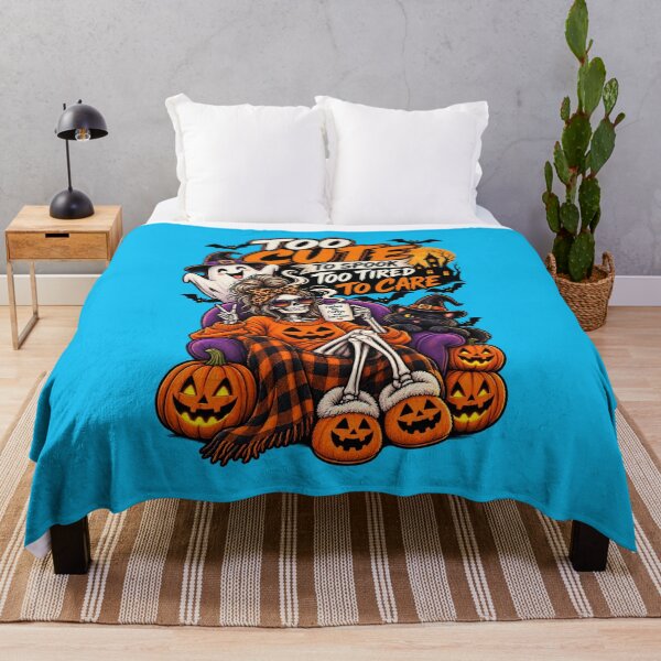 Item preview, Too Cute To Spook Tired Halloween Skeleton designed and sold by Cardio Boutique.