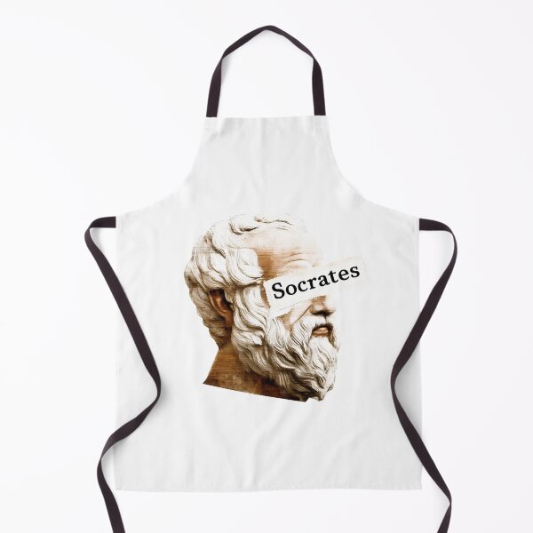 Item preview, Socrates & Ancient Greek Philosophers Collage - Stoicism & Classical Philosophy Decor (T-Shirt, Poster & Sticker) designed and sold by OzzFrequency.