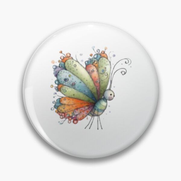 Item preview, Colorful Whimsical Butterfly designed and sold by vanndhi.