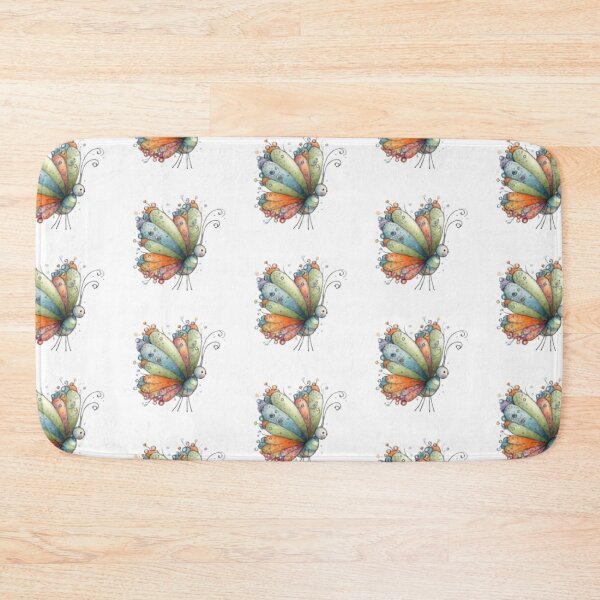 Item preview, Colorful Whimsical Butterfly designed and sold by vanndhi.