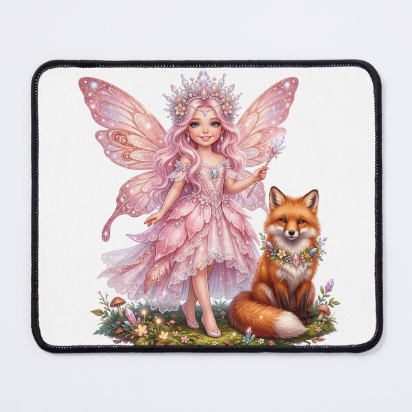 Item preview, Crystal Fairy with Woodland Fox designed and sold by butterflies-new.