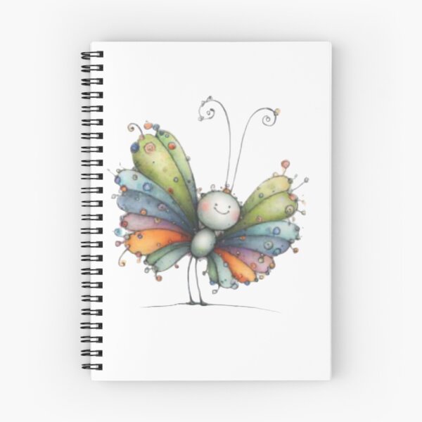 Item preview, Colorful Cartoon Butterfly designed and sold by vanndhi.