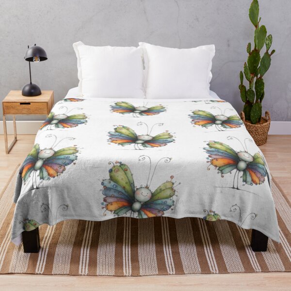 Item preview, Colorful Cartoon Butterfly designed and sold by vanndhi.