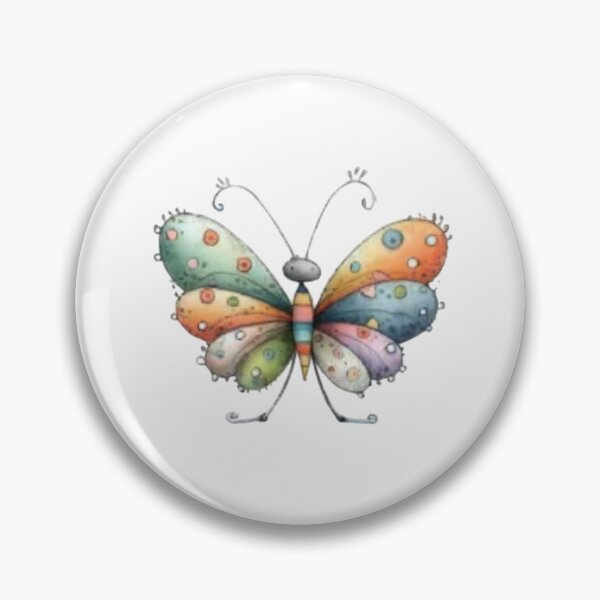 Item preview, Colorful Polka Dot Butterfly designed and sold by vanndhi.