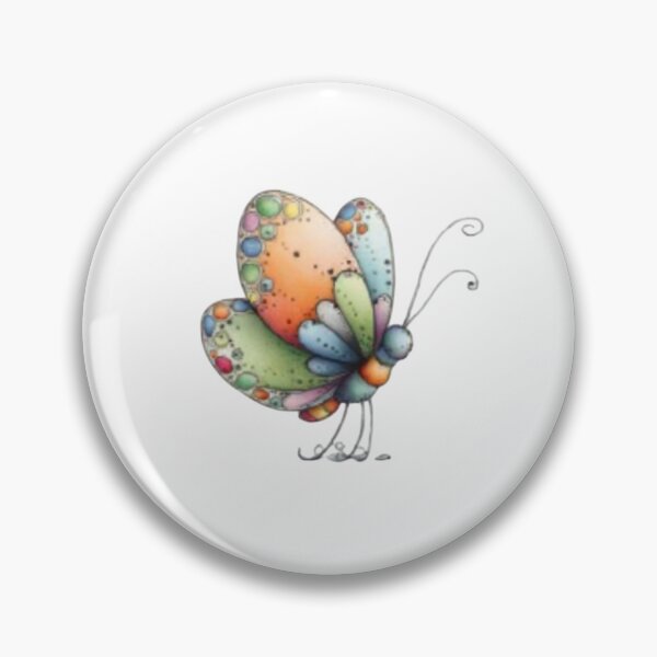 Item preview, Colorful Butterfly on Black Background designed and sold by vanndhi.