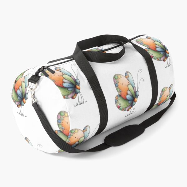 Item preview, Colorful Butterfly on Black Background designed and sold by vanndhi.