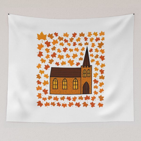 Item preview, Autumn Church Fall Christian Minister Vicar Thanksgiving designed and sold by doodlerob.