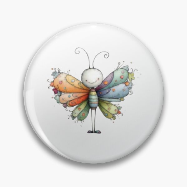 Item preview, Whimsical Multicolored Butterfly designed and sold by vanndhi.