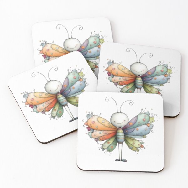 Item preview, Whimsical Multicolored Butterfly designed and sold by vanndhi.