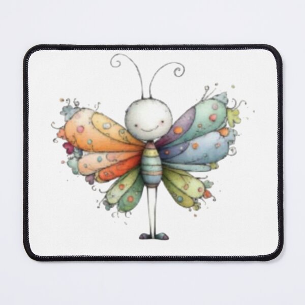 Item preview, Whimsical Multicolored Butterfly designed and sold by vanndhi.
