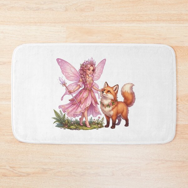 Item preview, Pink Crystal Fairy with Woodland Fox designed and sold by butterflies-new.