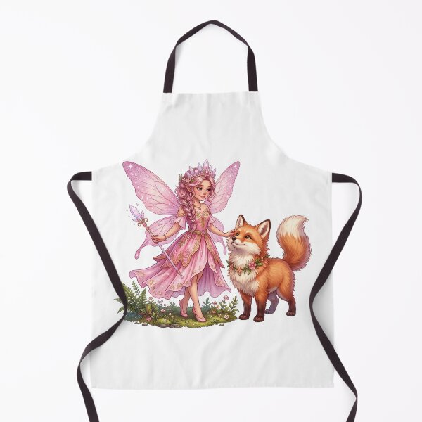 Item preview, Pink Crystal Fairy with Woodland Fox designed and sold by butterflies-new.