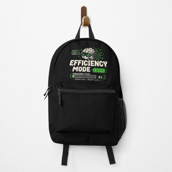 Item preview, Smart Laziness – Efficiency Mode Active Pixel Humor designed and sold by Mad Factory Designs.