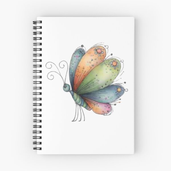 Item preview, Colorful Butterfly Illustration designed and sold by vanndhi.