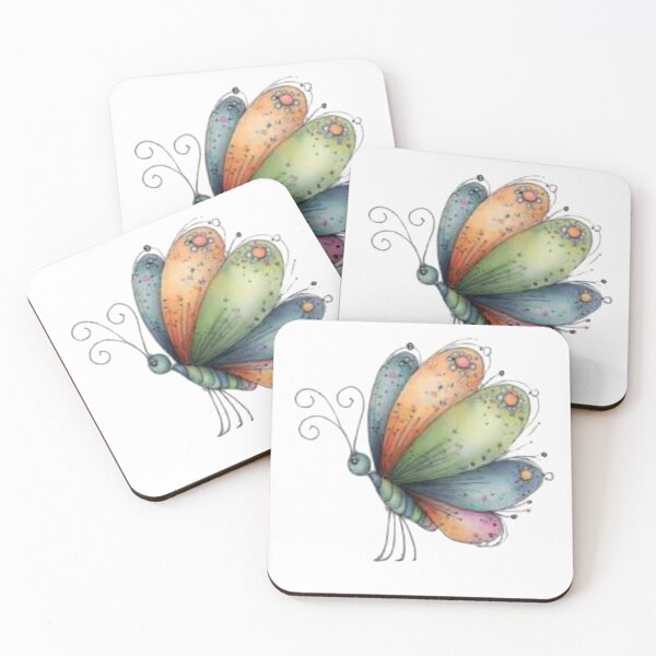 Item preview, Colorful Butterfly Illustration designed and sold by vanndhi.