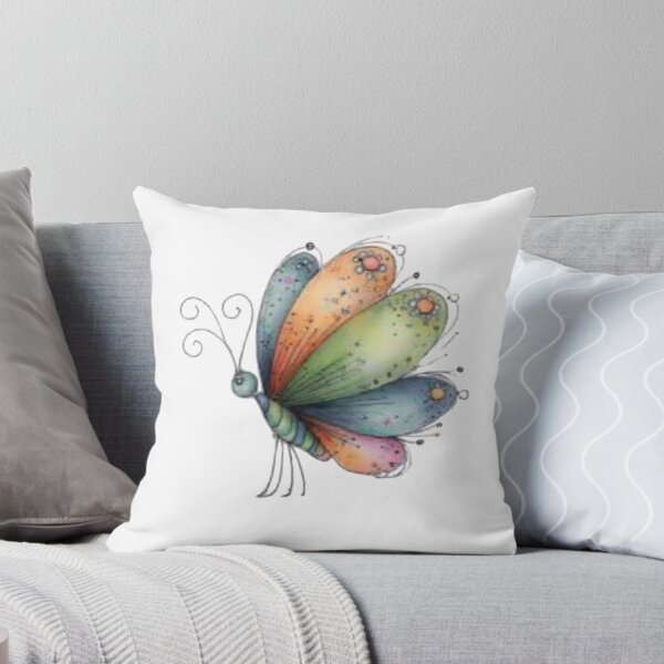 Item preview, Colorful Butterfly Illustration designed and sold by vanndhi.