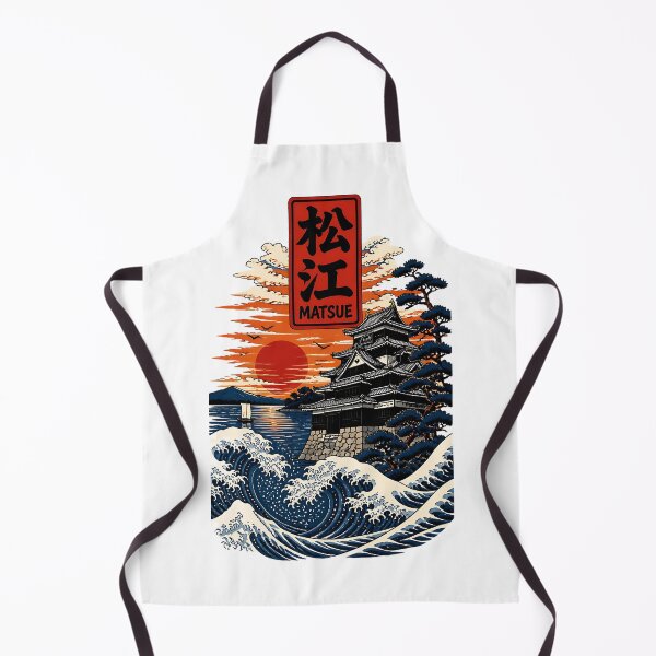 Item preview, Matsue Shimane Japan Vintage Travel Tourism Art designed and sold by TravelersGems.