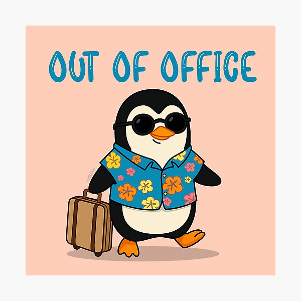 Item preview, Out Of Office designed and sold by Mustachio-Draws.