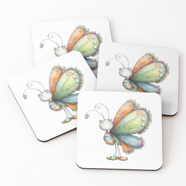 Item preview, Colorful Cartoon Butterfly designed and sold by vanndhi.