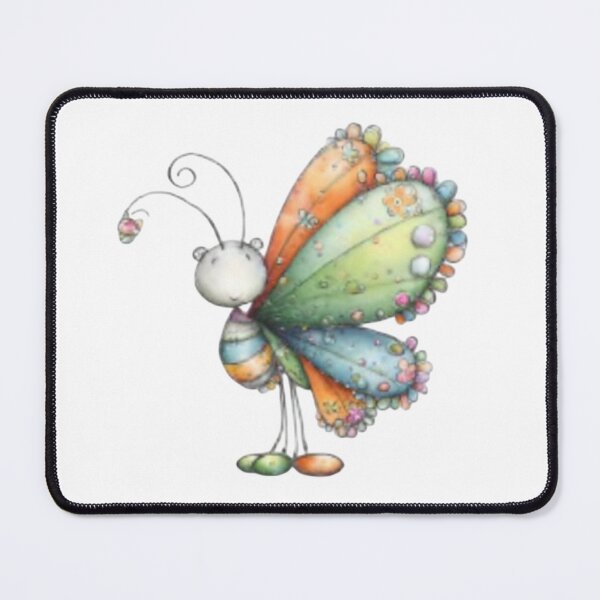 Item preview, Colorful Cartoon Butterfly designed and sold by vanndhi.