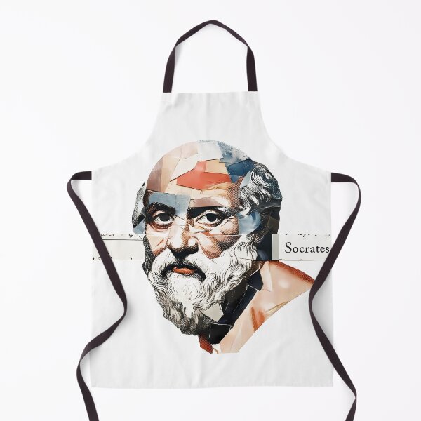 Item preview, Socrates & Ancient Greek Philosophers Collage - Stoicism & Classical Philosophy Decor (T-Shirt, Poster & Sticker) designed and sold by OzzFrequency.