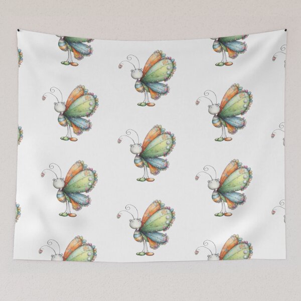 Item preview, Colorful Cartoon Butterfly designed and sold by vanndhi.