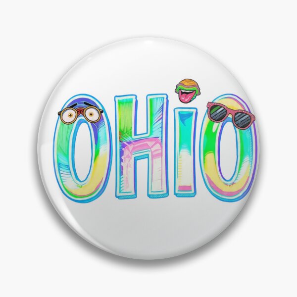 Item preview, Only in Ohio Funny Meme Cartoon Colorful typography  designed and sold by LC&LCPlatform.