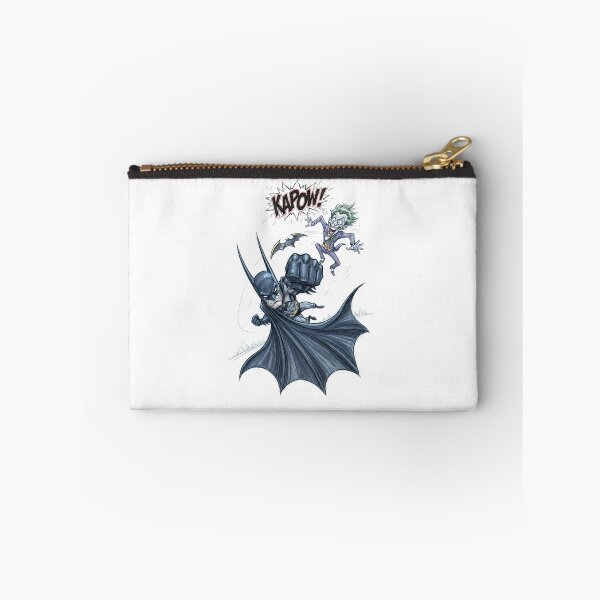 Item preview, Batman Punches Joker, KAPOW! Cartoon Illustration designed and sold by FreakToons.