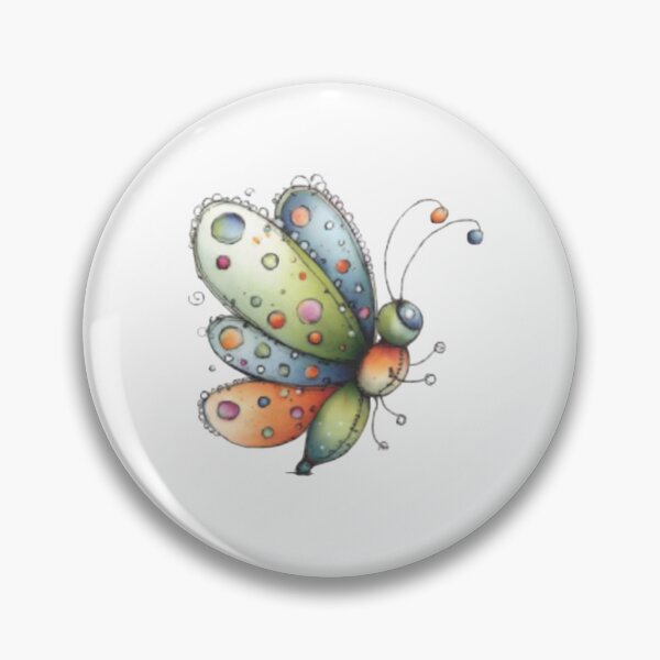 Item preview, Colorful Polka-Dot Butterfly designed and sold by vanndhi.