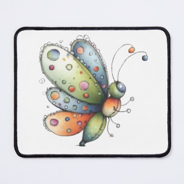Item preview, Colorful Polka-Dot Butterfly designed and sold by vanndhi.