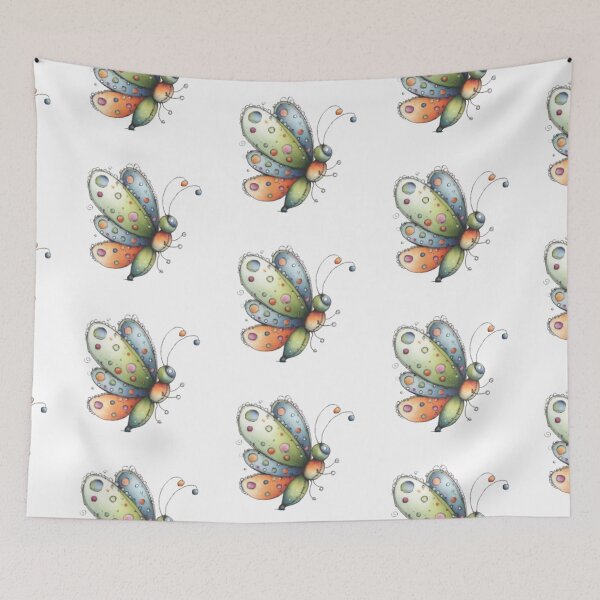 Item preview, Colorful Polka-Dot Butterfly designed and sold by vanndhi.