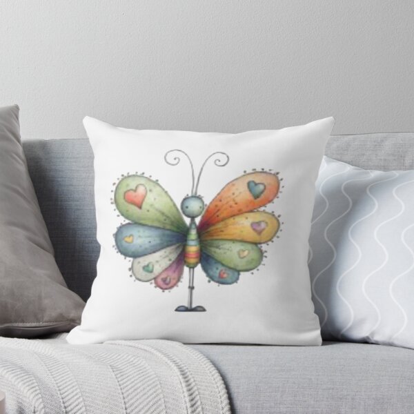 Item preview, Colorful Heart Butterfly designed and sold by vanndhi.
